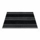 Doormat BH 229 Stripes, antislip, outdoor, indoor, gum - silver