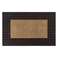 Doormat BH 225 Trellis, antislip, outdoor, indoor, gum - brown