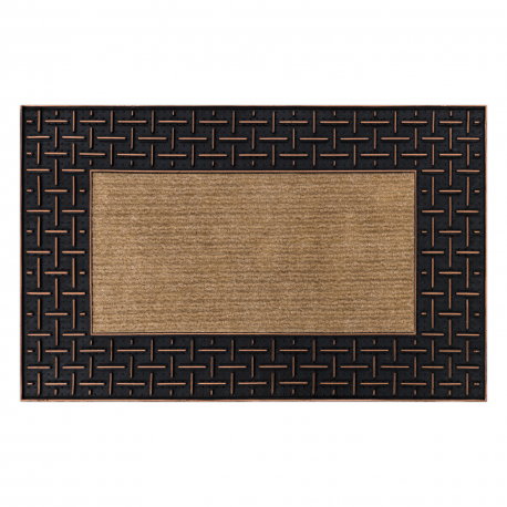 Doormat BH 225 Trellis, antislip, outdoor, indoor, gum - brown