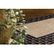 Doormat BH 225 Trellis, antislip, outdoor, indoor, gum - brown