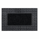 Paillasson antidérapant pour les mètres courants BH 225 Treillis, extérieur, intérieur, sur caoutchouc - argent