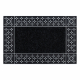 Doormat BH 207 Trellis, antislip, outdoor, indoor, gum - silver