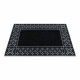 Doormat BH 207 Trellis, antislip, outdoor, indoor, gum - silver