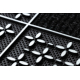 Doormat BH 207 Trellis, antislip, outdoor, indoor, gum - silver