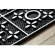 Doormat BH 207 Trellis, antislip, outdoor, indoor, gum - silver