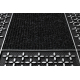 Doormat BH 207 Trellis, antislip, outdoor, indoor, gum - silver