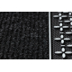 Doormat BH 207 Trellis, antislip, outdoor, indoor, gum - silver