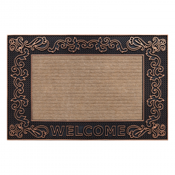 Tepih staza BH 219W Welcome, neklizajući, vani, unutra, na gumi - smeđa