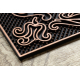 Doormat BH 219W Welcome, antislip, outdoor, indoor, gum - brown