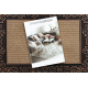 Doormat BH 219W Welcome, antislip, outdoor, indoor, gum - brown