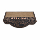 Килимок BH 239 Welcome, протиковзкий, вуличний, внутрішній, гумка - коричнева