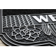 Protiskluzová rohož BH 239 Welcome venkovní, vnitřní, gumová, stříbrný