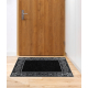 Doormat BH 219W Welcome, antislip, outdoor, indoor, gum - silver