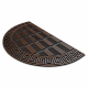 Alfombrilla antideslizante BH 110 chave grega clave griega semicírculo exterior, interior - marrón