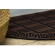Alfombrilla antideslizante BH 110 chave grega clave griega semicírculo exterior, interior - marrón