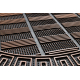 Alfombrilla antideslizante BH 110 chave grega clave griega semicírculo exterior, interior - marrón
