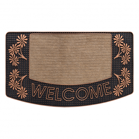 Tepih staza BH 224W Welcome, neklizajući, vani, unutra, na gumi - smeđa