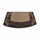 Doormat BH 224W Welcome, antislip, outdoor, indoor, gum - brown