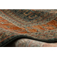Wool carpet KASHQAI 4349 500 oriental, frame claret 