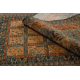 Wool carpet KASHQAI 4349 500 oriental, frame claret 