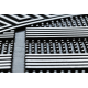 Alfombrilla antideslizante BH 110 chave grega clave griega semicírculo exterior, interior - plata
