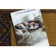 Χαλάκι πόρτας BH NT004 Boho, αντιολισθητικό, εξωτερική, εσωτερική, κόμμι - καφέ