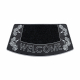 Doormat BH 224W Welcome, antislip, outdoor, indoor, gum - silver