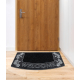 Doormat BH 224W Welcome, antislip, outdoor, indoor, gum - silver