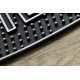 Doormat BH 224W Welcome, antislip, outdoor, indoor, gum - silver