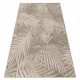 CARPET SIZAL FLOORLUX 20504 LEAVES taupe / champagne JUNGLE