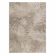 CARPET SIZAL FLOORLUX 20504 LEAVES taupe / champagne JUNGLE