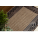 Doormat BH 206 greek key, antislip, outdoor, indoor, gum - brown