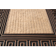 Doormat BH 206 greek key, antislip, outdoor, indoor, gum - brown