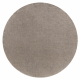 Carpet VISCO circle silver 3 plush, IMITATION OF RABBIT FUR