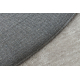 Carpet VISCO circle silver 3 plush, IMITATION OF RABBIT FUR