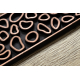 Doormat BH 222 Stones, antislip, outdoor, indoor, gum - brown