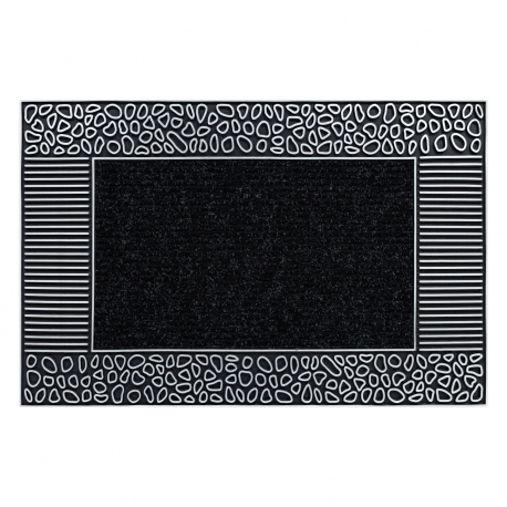 Doormate anti-deslizamento BH 222 pedras, exterior, interior em - prata