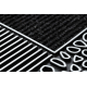 Doormate anti-deslizamento BH 222 pedras, exterior, interior em - prata