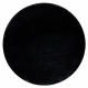 Carpet VISCO circle dark grey 5 plush, IMITATION OF RABBIT FUR