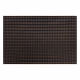 Doormat BH 234 Lines, antislip, outdoor, indoor, gum - brown