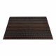 Doormat BH 234 Lines, antislip, outdoor, indoor, gum - brown