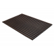 Doormat BH 234 Lines, antislip, outdoor, indoor, gum - brown