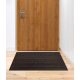 Doormat BH 234 Lines, antislip, outdoor, indoor, gum - brown