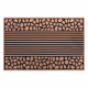 Doormat BH 701 Stones, antislip, outdoor, indoor, gum - brown