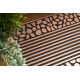 Doormat BH 701 Stones, antislip, outdoor, indoor, gum - brown