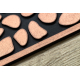 Doormat BH 701 Stones, antislip, outdoor, indoor, gum - brown