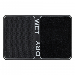 Tepih staza BH DM003 Wet Dry, neklizajući, vani, unutra, na gumi - srebro