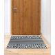 Doormat BH 701 Stones, antislip, outdoor, indoor, gum - silver