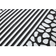 Doormat BH 701 Stones, antislip, outdoor, indoor, gum - silver