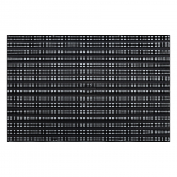 Doormat BH 234 Lines, antislip, outdoor, indoor, gum - silver